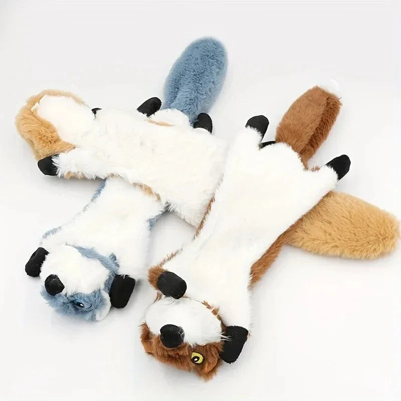 Beißfeste, sprachfähige Plüschfüchse, Eichhörnchen, Wölfe, Hundekauspielzeug, Haustierbedarf