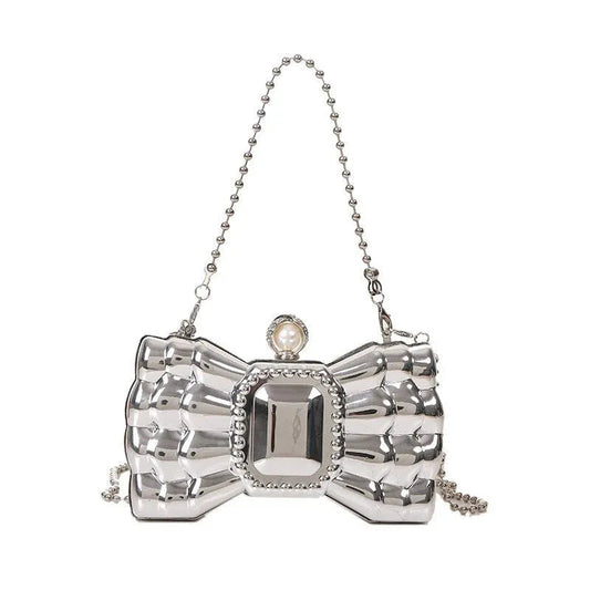 Schmetterlingsförmige Kettenhandtasche für Damen