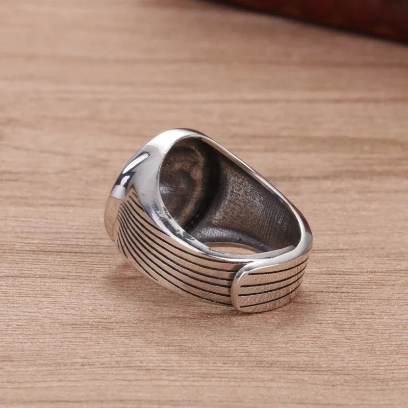 Retro Schmuck Vintage Silber Löwenring