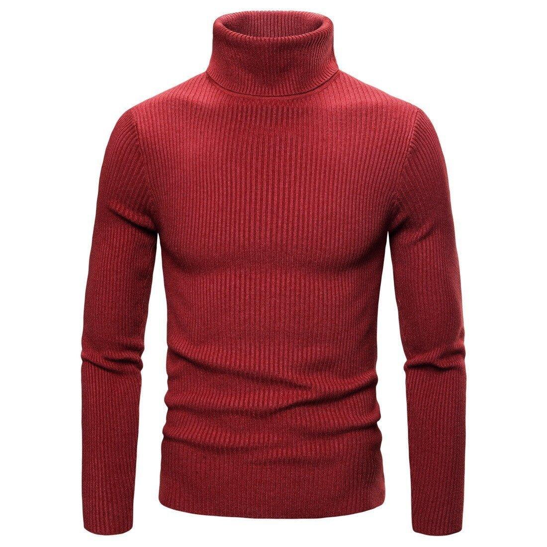 Gestrickte weiche Schildkrötenpullover