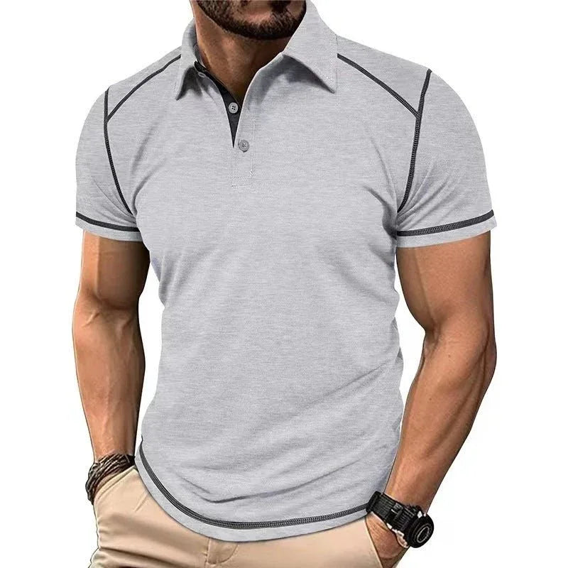 Elegantes Herren-Poloshirt mit kurzen Ärmeln