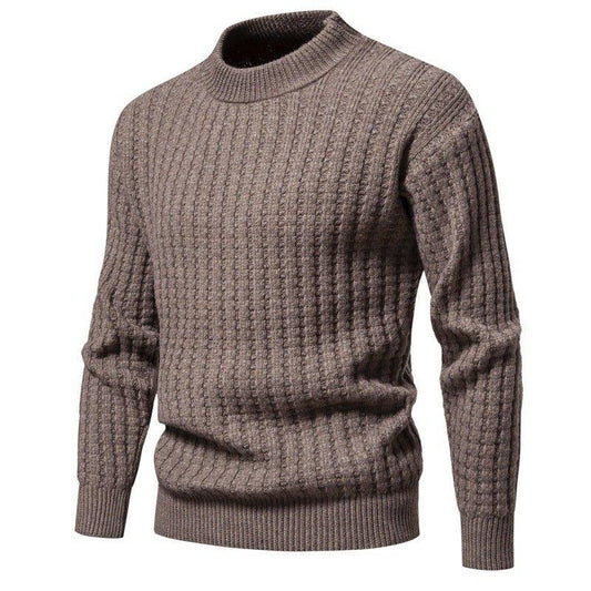 Herren Strickpullover mit Rundhalsausschnitt