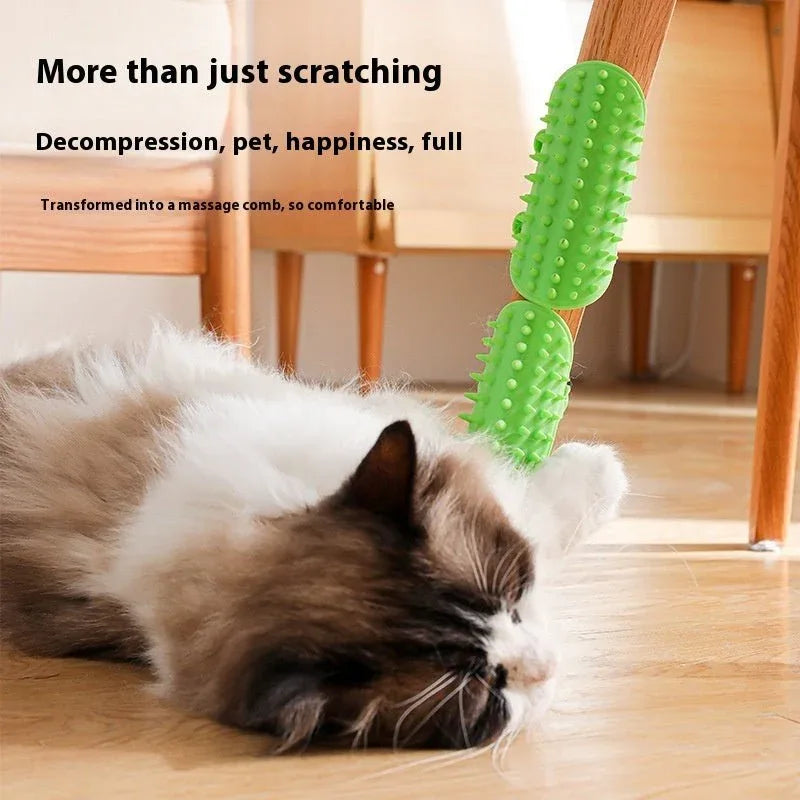 Scratching Grooming Self Cleaning Massage Cat Kitten Toys