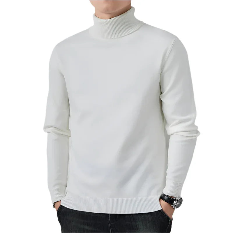 Rollkragenpullover Herren Unterhemd Herbst und Winter Innenbekleidung