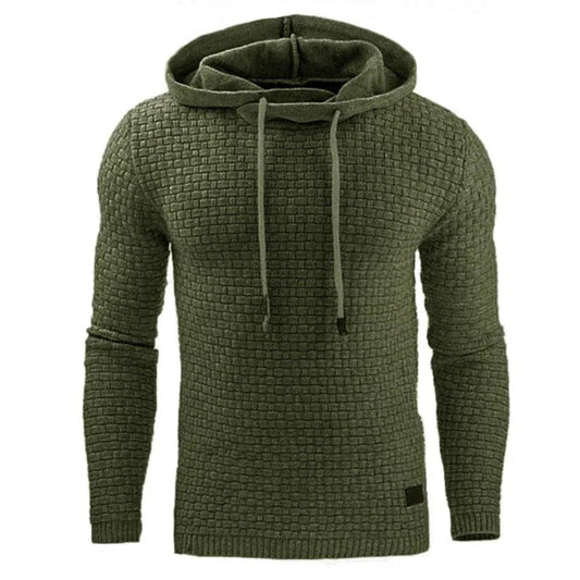 Herren gestrickter warmer Kapuzenpullover