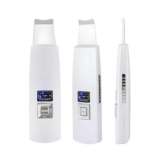 Ultrasonic Facial Skin Scrubber Cleanser Blackhead Acne Removal Facial Spa Vibration Massager Ultrasound Peeling Beauty Device