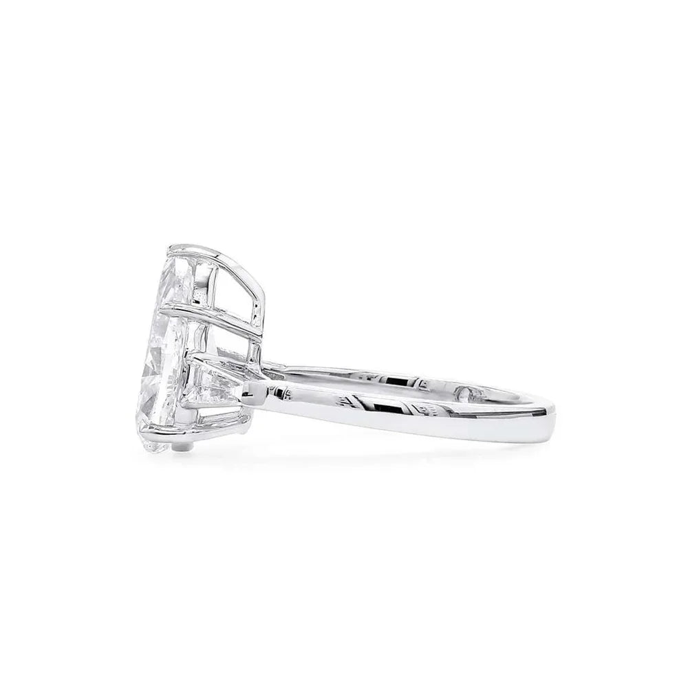 S925 Sterling Silber Platinbeschichteter Ring