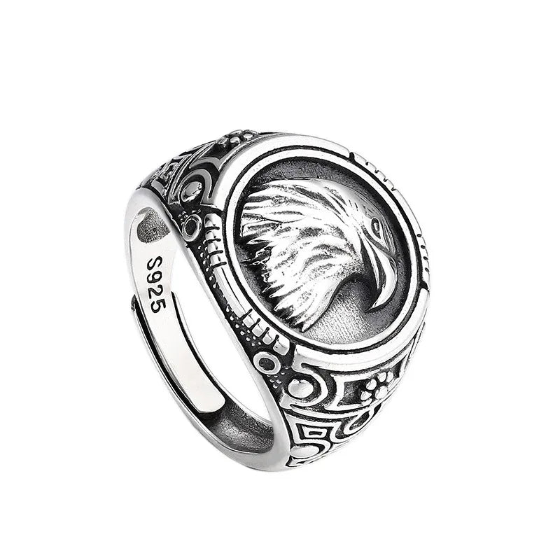 925er Sterling Silber Adlerring