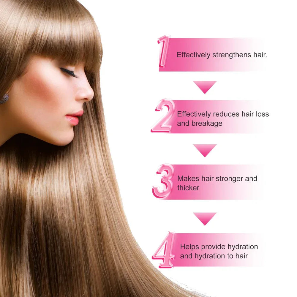 Marokkanisches ätherisches Haaröl zur Befeuchtung und Reparatur von trockenem und krausem Haar