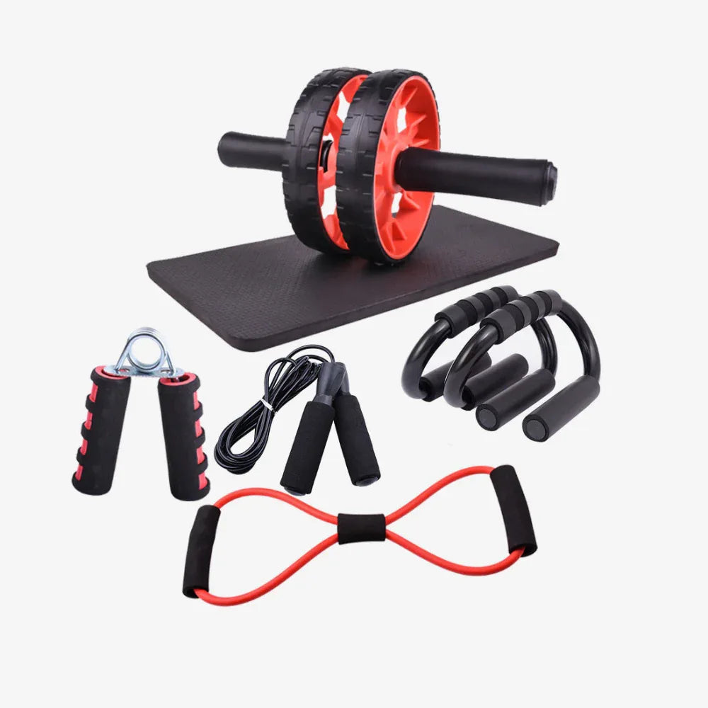 Multifunctional Household Abdominal Wheel Seven-Piece Fitness Workout At Home Set
