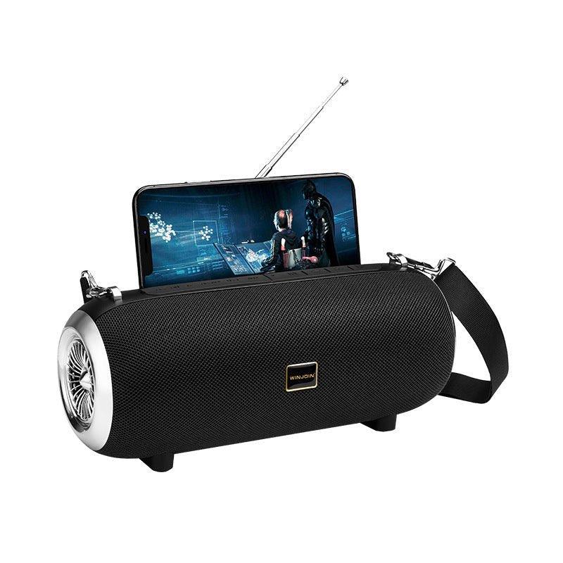 F666 Mini Bluetooth Lautsprecher TWS Tragbarer Kleinlautsprecher FM Handy-Ständer
