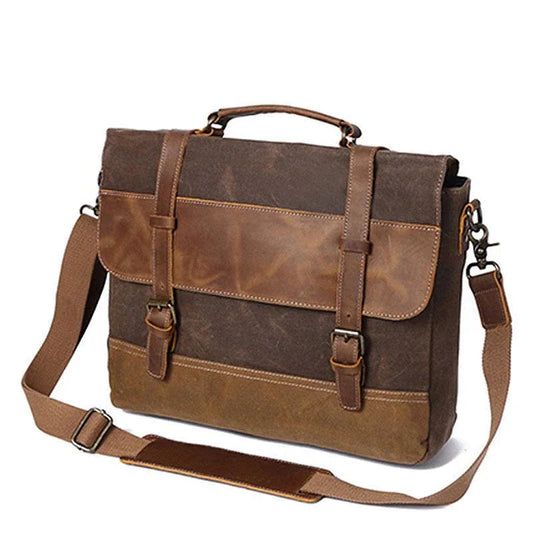 Fashion Herren Canvas Umhängetasche Aktentasche