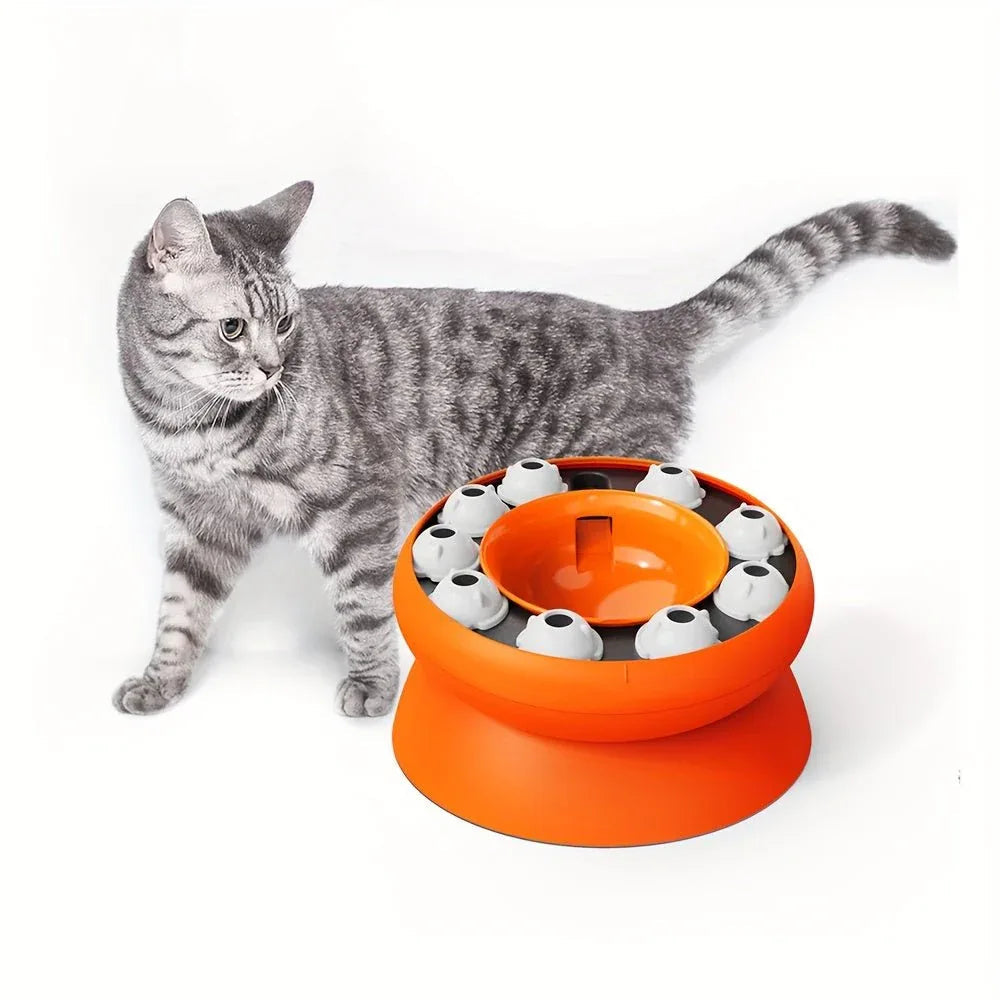 Interaktives Puzzle für Katzen, Futterspender-Spielzeug für Haustiere