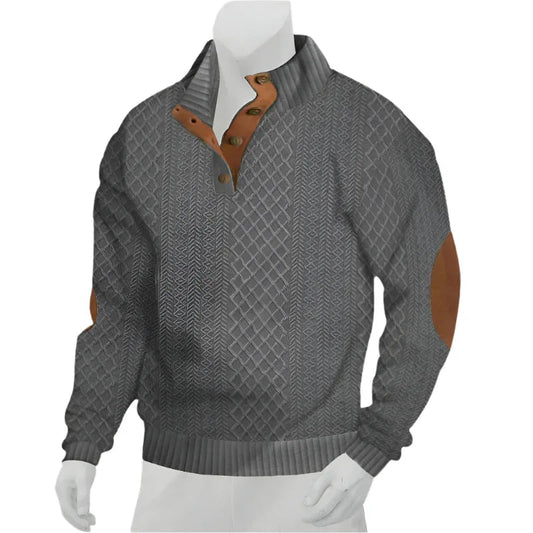 Gestrickte Langarm-Pullover