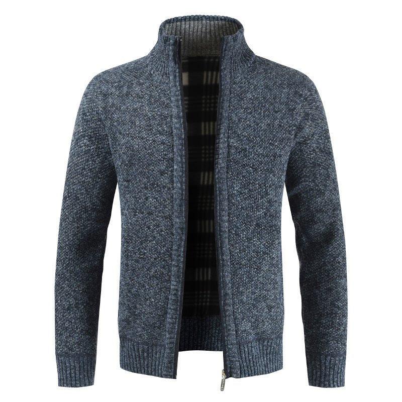 Men's Fleece Cardigan Sweater