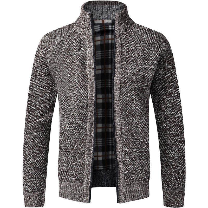 Men's Fleece Cardigan Sweater