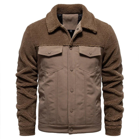 Men's Fleece Jacket Fashionable Winter & Autumn Coat