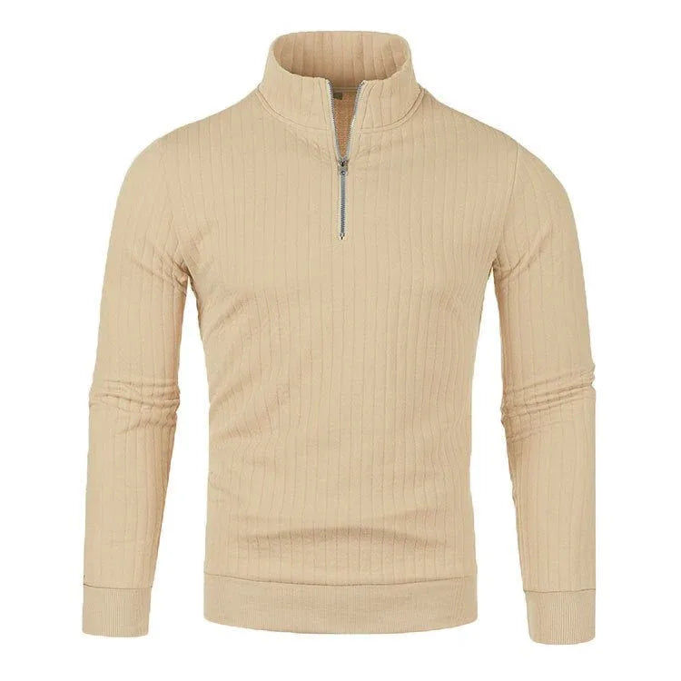 Men's Half-High Zipper Collar Sweaters