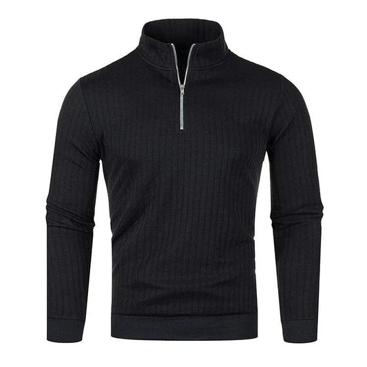 Men's Half-High Zipper Collar Sweaters