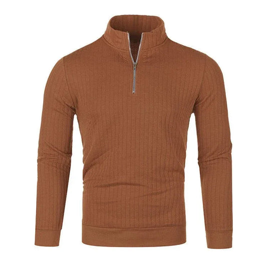 Men's Half-High Zipper Collar Sweaters