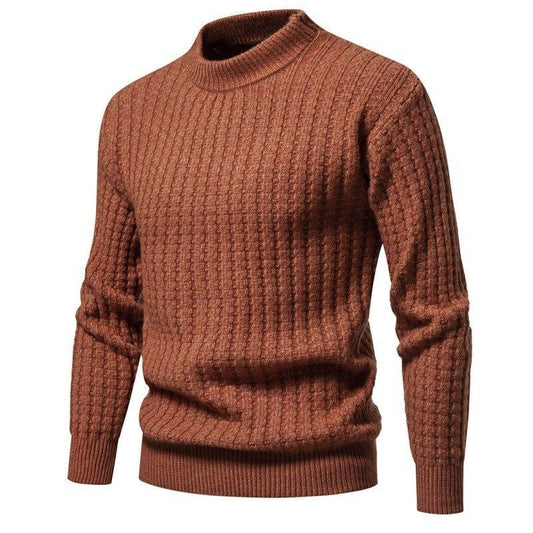 Herren Strickpullover mit Rundhalsausschnitt