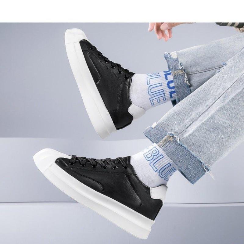 Herren-Sneaker-Schuhe mit Absatzerhöhenden Einlegesohlen