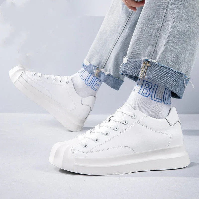 Herren-Sneaker-Schuhe mit Absatzerhöhenden Einlegesohlen