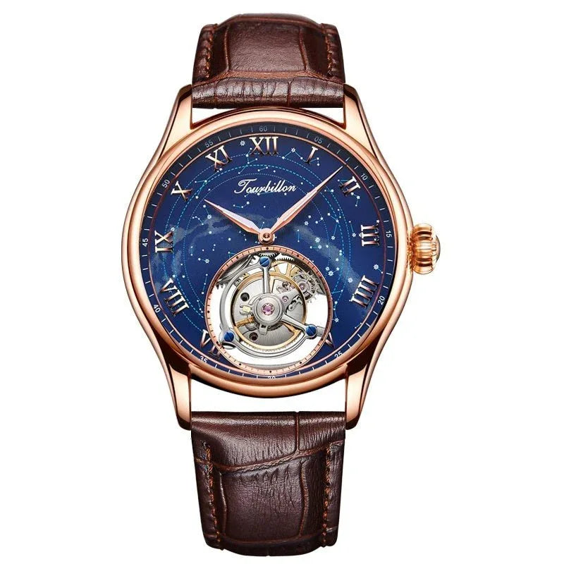 Herren-Tourbillon-Automatikuhr