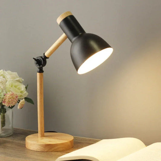 Nordic Eye Protection Simple Bedroom Bedside Desk Table Lamp