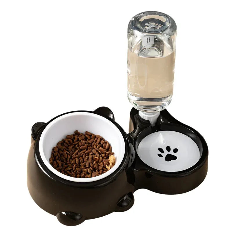 Doppelnapf für Haustiere (Hund und Katze)