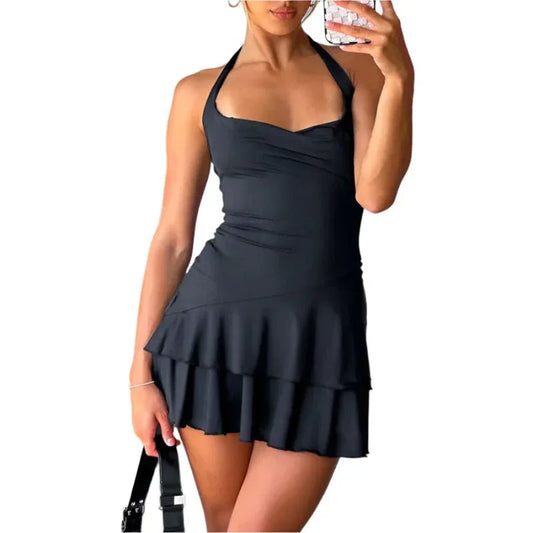 Schlankes Neckholder-Kleid für Damen