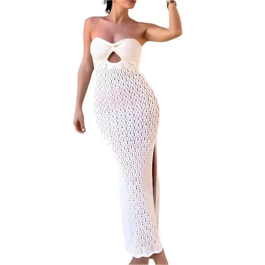 Gestricktes elastisches Damenkleid